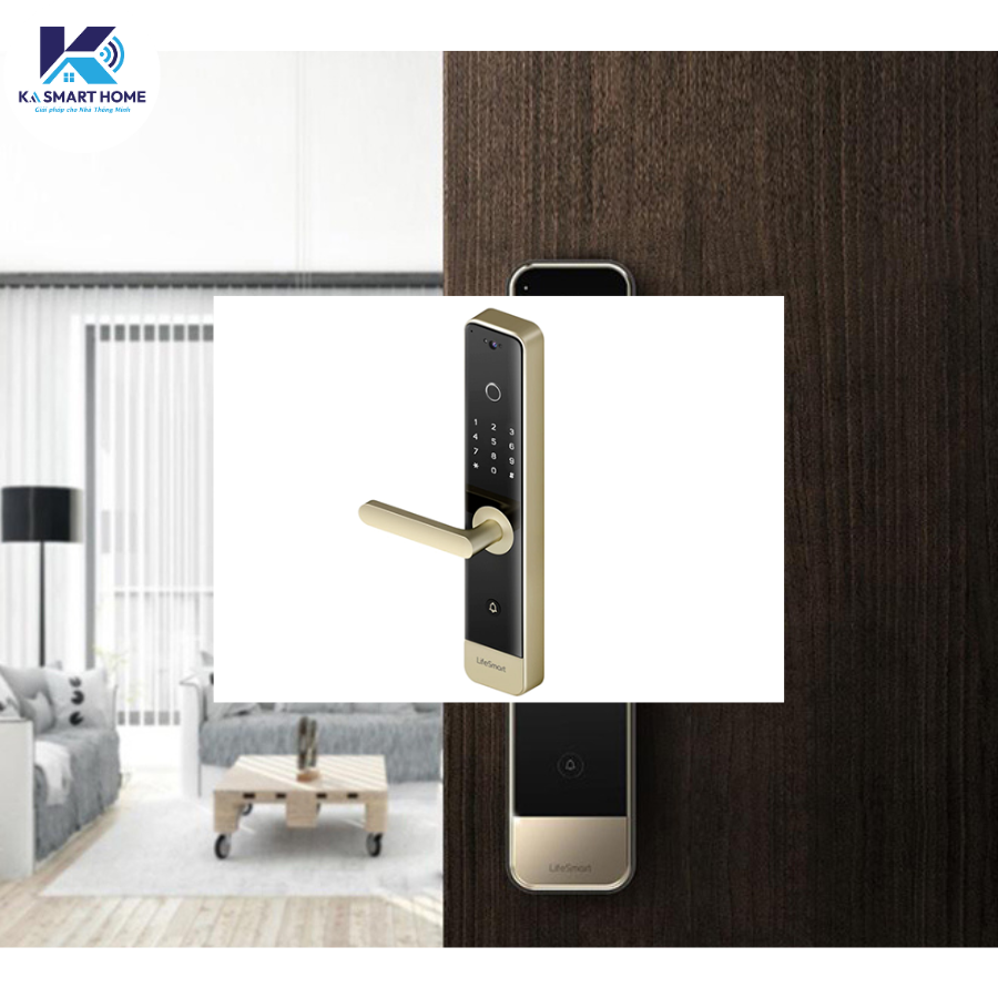 KHÓA CỬA THÔNG MINH C200 - MÀU VÀNG - LIFE SMART